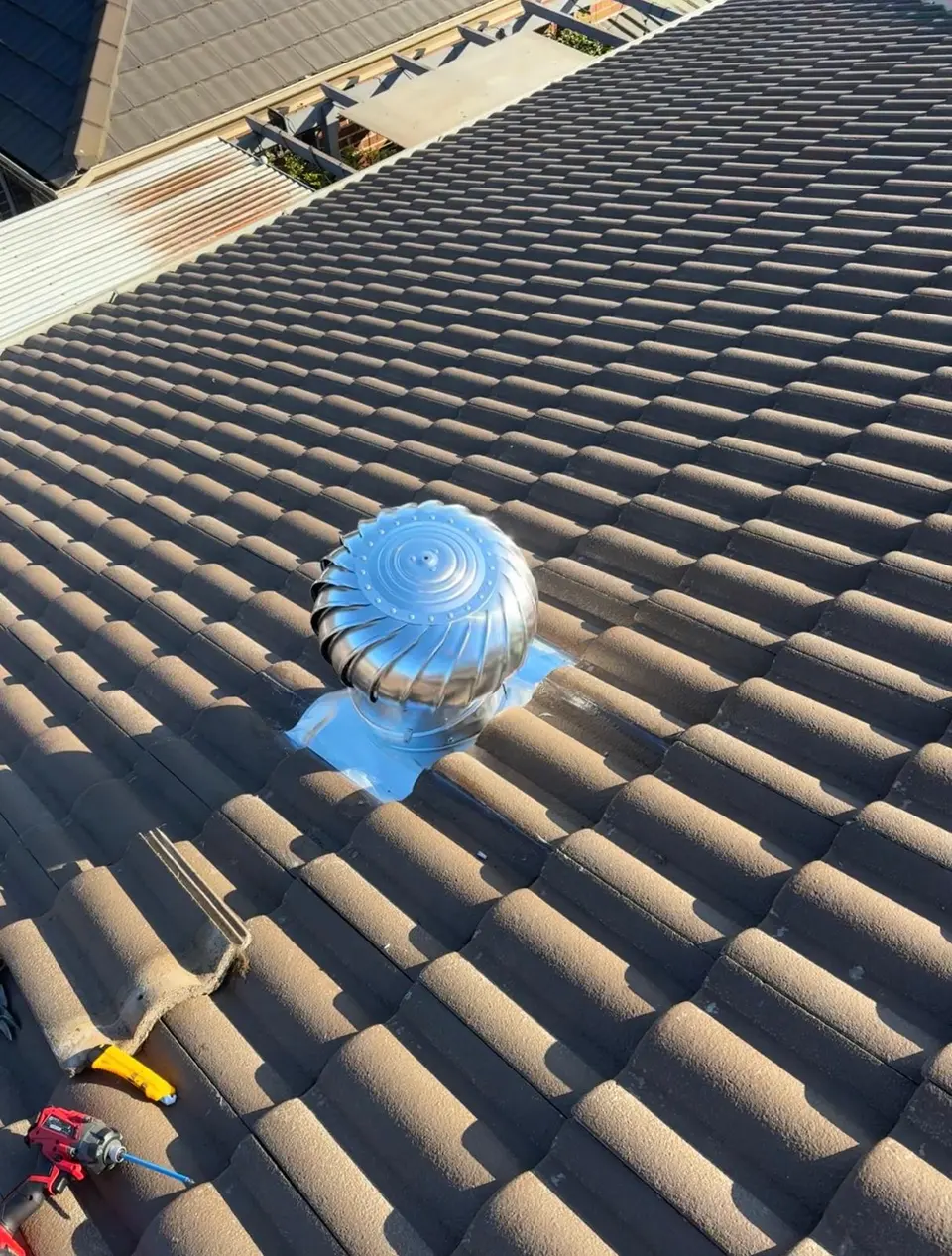 Recent whirly bird installation job in Victoria